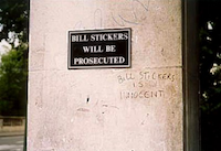 bill stickers is innocent