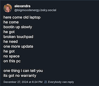 here come old laptop